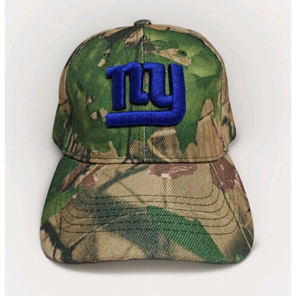 New York Giants Camo NFL Hat Cap Adjustable Camouflage Strapback Football - Picture 1 of 6
